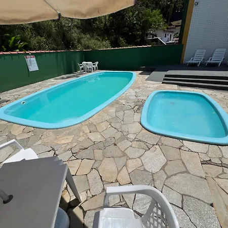 Kitnet Com 2 Piscinas A 4 Quarteiroes Da Praia Das Toninhas Ubatuba-Sp Exterior photo